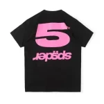 Black Sp5der Sports Style T-shirt back