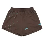 Brown Double Layer Brown SP5DER Shorts