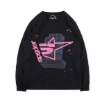 Pink & Black Sp5der Young Thug Sweatshirt